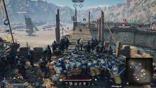 Conquerors Blade  Poleaxe 2570lvl Season 18 Ranked Battles Gameplay 25 No Commentary [upl. by Killy]