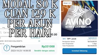 💵REVIEW AVINO LTD INVESTASI  BONUS 12K PER AKUN  MODAL KECIL PROFIT BESAR MENGIURKAN DIBAYAR CEPAT [upl. by Airat951]