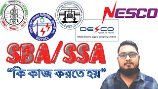 SBASSA Work Schedule of BPDBDPDCDESCOWZPDCLNESCO  SBASSA দের কাজ কি [upl. by Kerat]