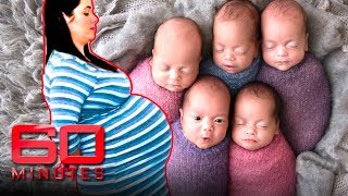 Surprised by Five Naturally conceived quintuplets  60 Minutes Australia [upl. by Mlawsky846]