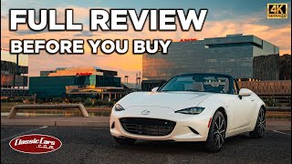 2024 Mazda MX5 Miata Grand Touring Review [upl. by Kcirad]