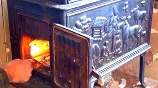 How to install a woodstove [upl. by Leirea]