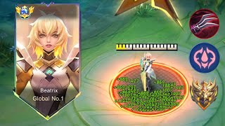 OMG NEW BEATRIX UNLI HEAL  ONE HIT BUILD THIS 2024must try [upl. by Sesmar152]