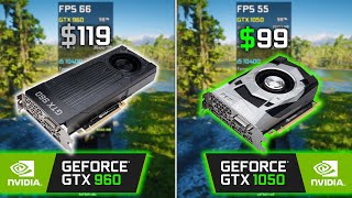 GTX 960 vs GTX 1050  Test in 6 Games [upl. by Eanerb]