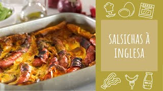 Salsichas à inglesa receita de forno  TeleCulinária [upl. by Notwen]