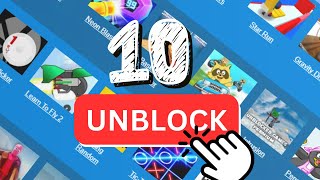 10 BEST UNBLOCKED Games Site 2024 [upl. by Sseb238]