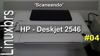 IMPRESSORA HP DESKJET 2546  ESCANEANDO  PTBR  BRASIL [upl. by Clovis361]