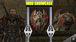 MOLTEN GLASS ARMOR Xbox Modded Skyrim Mod Showcase [upl. by Cormier988]