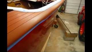 Applying Sealer over Chris Craft Filler Stain Preview [upl. by Viddah]