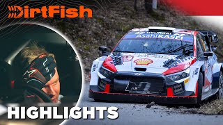 Costly Tänak Mistake  WRC Rally Monte Carlo 2024 Friday Morning Highlights [upl. by Asiluy]