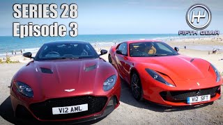 Aston Martin vs Ferrari  Series 28 Episode 3 FULL Episode  Fifth Gear [upl. by Ajar687]