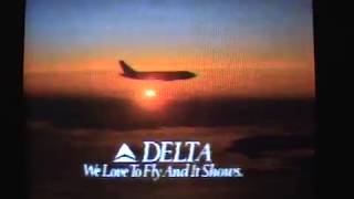 1990 delta airlines commercial far east we love to fly and it shows [upl. by Burrell]