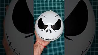 Cómo hacer a JACK SKELLINGTON en globo involcable🎈 Decoración Halloween [upl. by Hannon947]