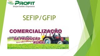 Sefip Comercialização Produção Rural [upl. by Dlanigger]