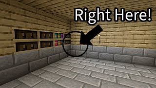 How to build a SECRET Bookshelf Door In Minecraft [upl. by Malory369]