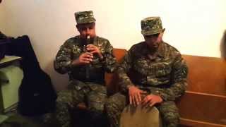 ERMENİSTAN CUMHURİYETİ ORDUSU Askerlerinden «Սարի աղջիկ» quotSarı gelinquot şarkısı [upl. by Gamaliel579]