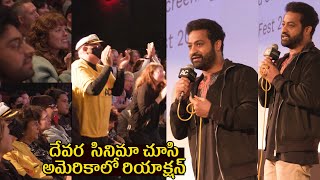 Jr NTR Speech After Watching Devara  NTRCraze at Beyond Fest Los Angeles  devara devarapart1 [upl. by Nahtaj557]