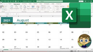 Creating a Calendar in Excel [upl. by Akiaki371]