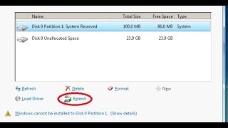 How To Utilize Unallocated Space During Installing Windows 7810 [upl. by Hasseman]