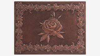 Roses Copper Kitchen Backsplash Tile [upl. by Natty677]