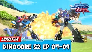 DinoCore Compilation  S02 EP07  09  Best Animation for Kids  TUBA [upl. by Nostets700]