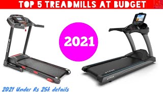 ✳️Top 5 Best treadmill at 🔥budget price  treadmill under ✔️rs 10k to 25000 india 2021 [upl. by Dhumma]