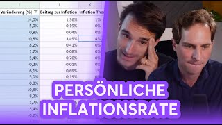 Persönliche Inflationsrate mit Excel berechnen  Finanzfluss Stream Highlights [upl. by Rubin27]