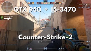 CounterStrike 2 Gameplay  GTX 950 2GB  Core i53470 [upl. by Elli596]