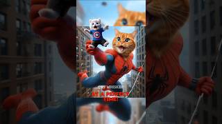 SpiderCat’s Heroic Rescue of a Trapped Kitten 🐱🦸‍♂️catstory cat catvideos meow [upl. by Yennek]