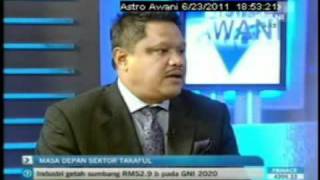 Etiqa Takaful Berhad CEO Shahril Azuar Jimin Interviewed on Astro Awani [upl. by Nur]