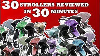 30 MostRequested Strollers Reviewed in 30 Minutes [upl. by Rivard]