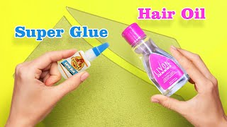 Easy Way to Repair Broken Glass  Amazing Superglue Use [upl. by Nyrroc]