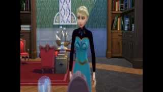 Sims 4 Disney frozen Anna por primera vez en años [upl. by Sternick]