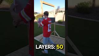 How Many Layers can Mahomes Throw Through [upl. by Eeltrebor]