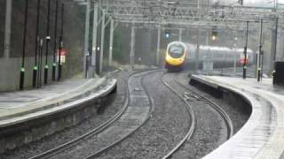 Berkhamsted Virgin Pendolino in the Rain [upl. by Oicnecserc515]