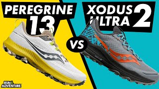 The Ultimate Showdown Saucony Peregrine 13 vs Xodus Ultra 2  Which trail shoe comes out on top [upl. by Tsuda386]