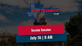 July 16 900 AM  Texas 4H Congress 2024 Senate Session [upl. by Akanke]