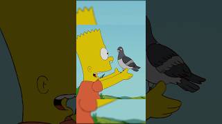 Bart lost his heart to a bird ☹️ simpsons shorts [upl. by Rossen]