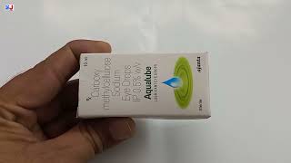 Aqualube Lubricant Eye Drops  Carboxymethylcellulose Sodium Eye drops ip 05 Uses  Aqualube Eye [upl. by Apilef536]