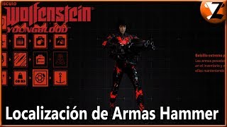 Wolfenstein Youngblood Localización de Armas Hammer  Guía de de Armas Pesadas [upl. by Illona]