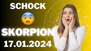 SKORPION ♏️😱SCHOCKIEREND WICHTIGE WENDUNG 😳 Horoskop  17Januar 2024 skorpion tarot [upl. by Marras]