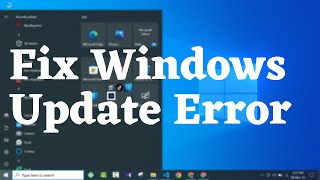 How to Fix Any Windows Update Error on Windows 10  Learn With Sazzad [upl. by Etnahsa186]