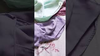 Meesho FindsGeorgette Hijab reviewmeeshhofindsshorts [upl. by Schlicher]