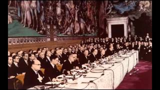 25th March 1957 Treaty of Rome establishes the EEC [upl. by Naitsihc]