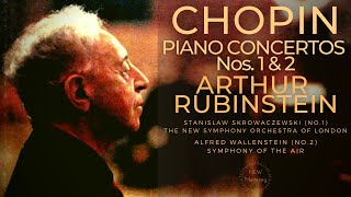 Chopin  Piano Concertos No1 2  Remastered Centurys recording Arthur Rubinstein [upl. by Anneh412]