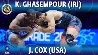 Kamran Ghasempour IRI vs Jden Cox USA  Final  World Championships 2022  92kg [upl. by Nwahsel]