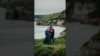 they traveled from connecticut to ireland for wedding photos like this elopement wedding [upl. by Neerihs765]