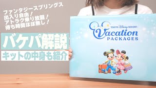 【ファンタジースプリングスホテル宿泊付き】バケーションパッケージキットの開封＆解説！ [upl. by Lankton821]