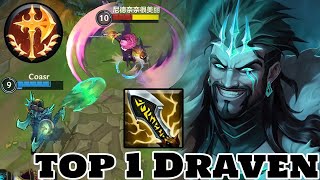 Wild Rift Draven  Top 1 Draven Gameplay Rank Challenger [upl. by Annaoj113]