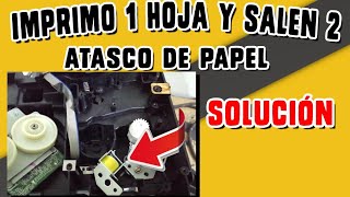 Atasco de Papel I Impresora Jala varias Hojas SOLENOIDE [upl. by Lasser396]